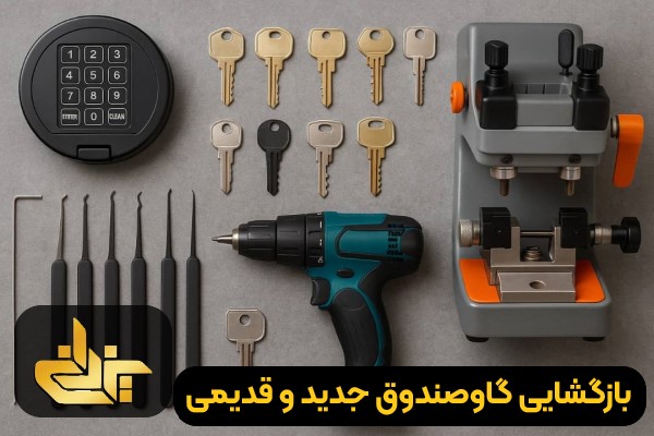 بازگشایی گاوصندوق با ابزار تخصصی برای گاوصندوق‌های قدیمی و دیجیتال بدون تخریب