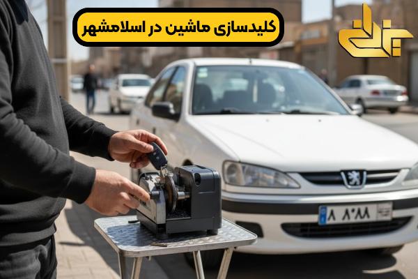 کلید سازی ماشین اسلامشهر + خدمات 24 ساعته کلیدسازی یزدانی